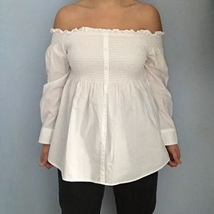 White off shoulder blouse